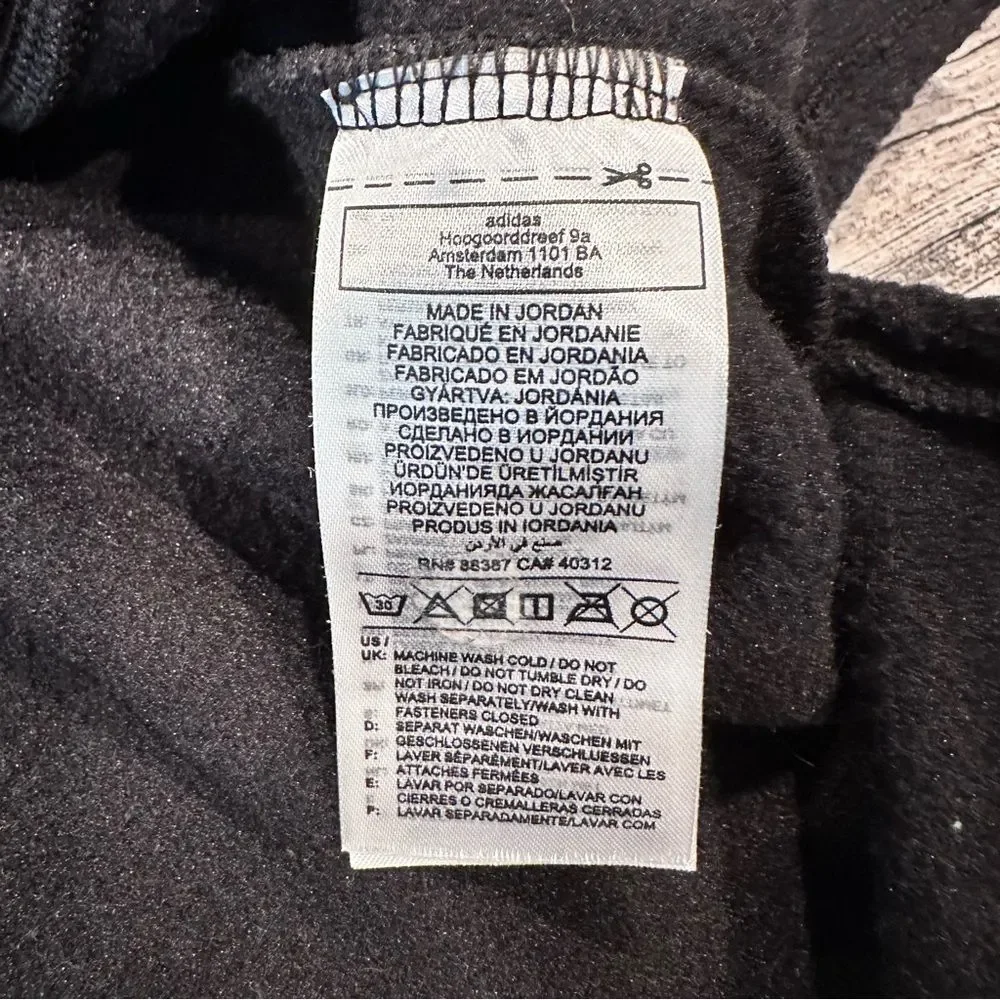 adidas Men's Pullover Fleece; Quarter Snap; Pockets; Size XXL